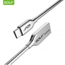 USB data kabl Tip C metalni 1m GOLF GC-33M