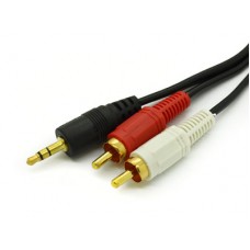 Stereo banana 3.5mm - 2RCA 5m