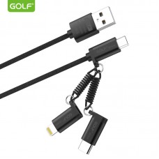 USB kabl 3u1 Mikro-Tip C-IP GOLF GC-51